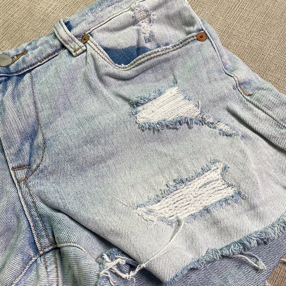 Distressed Short Shorts - Picture 6 of 9